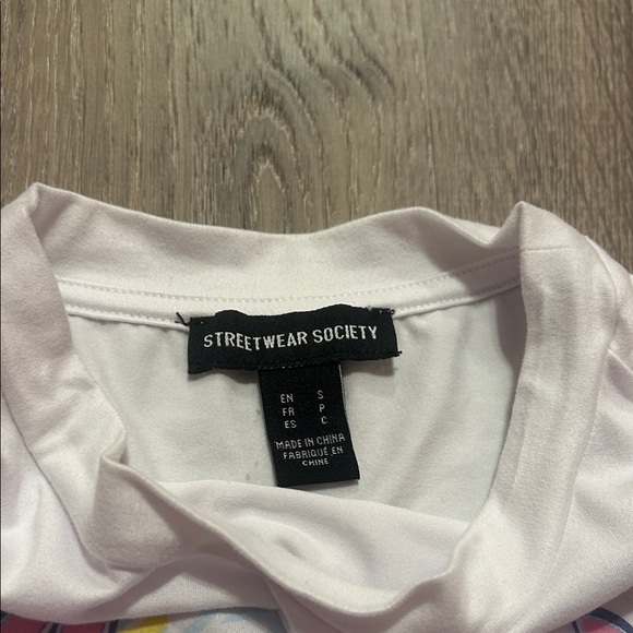 Angel White Baby Tee - Picture 2 of 2